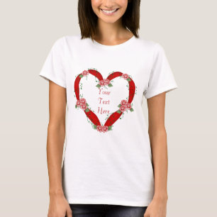 T-shirt Ruban cardiaque personnalisable - Poupée bébé T