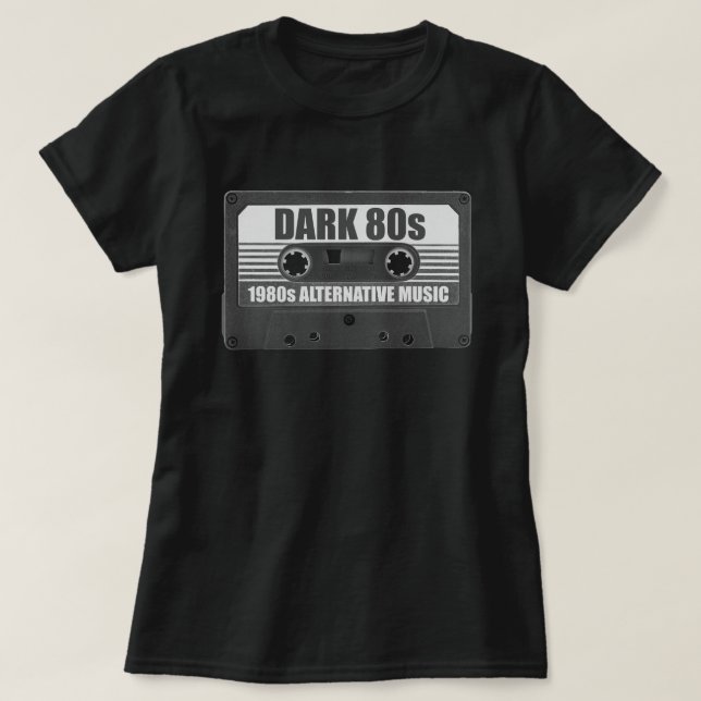 T-Shirt Ruban Cassette 80s SOMBRES (Design devant)