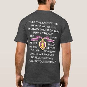 T-shirt Ruban "CŒUR POURPRE" personnalisable