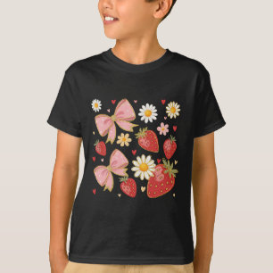 T-shirt Ruban Coquette Fruité Floral Féminin Estival Frais