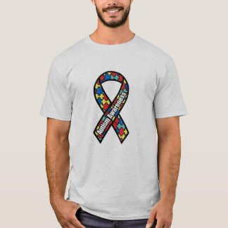 T-shirt Ruban d'autisme