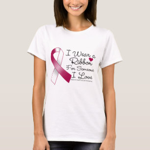 T-shirt Ruban de cancer de la tête et du cou quelqu'un