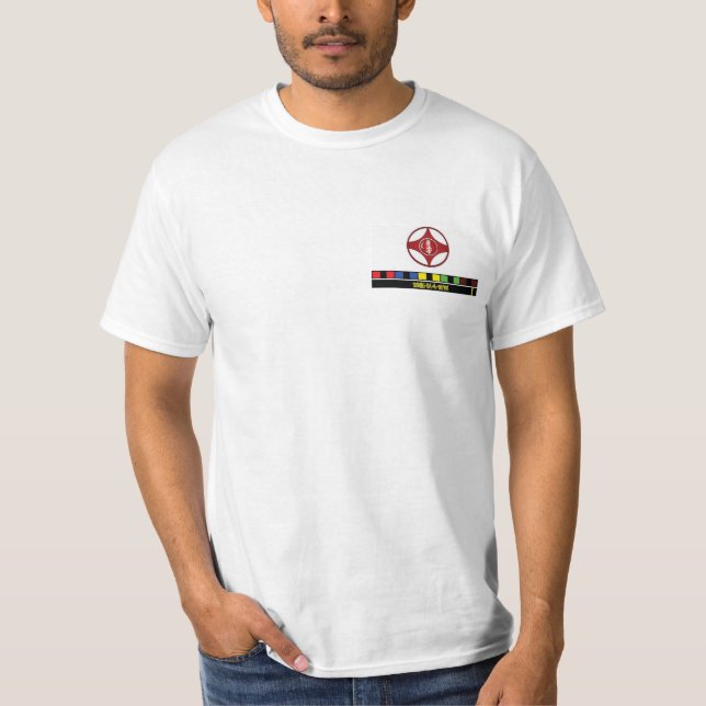 T-shirt Ruban de ceinture de Kyokushin (Devant)