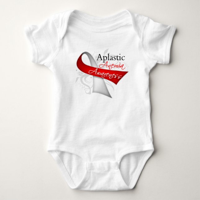 T-shirt Ruban de conscience d'anémie aplastique (Devant)