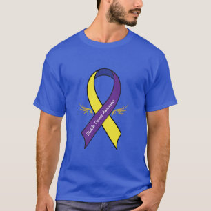T-shirt Ruban de conscience de cancer de la vessie avec