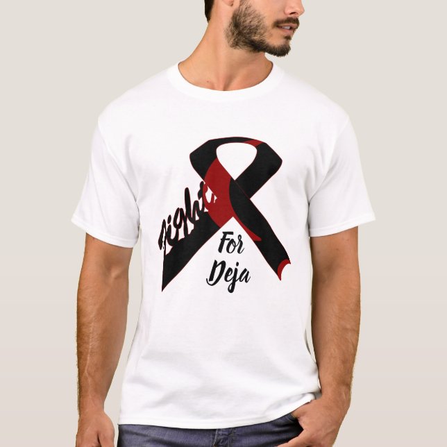 T-shirt Ruban de conscience de drépanocyte personnalisé (Devant)