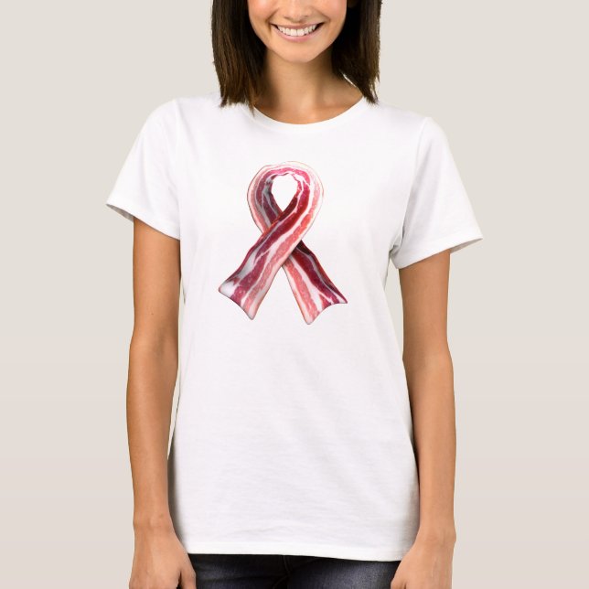 T-shirt Ruban de conscience de lard (Devant)
