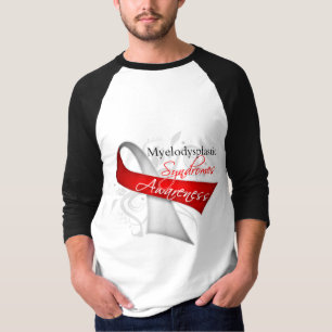T-shirt Ruban de conscience de syndromes myélodysplasique