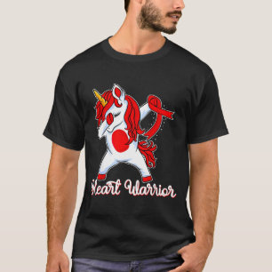 T-shirt Ruban de guerrier de cœur Maladie cardiaque Dabbin