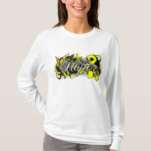 T-shirt Ruban de jardin d'espoir de prévention de suicide
