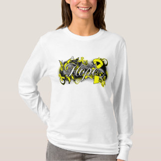 T-shirt Ruban de jardin d'espoir de prévention de suicide