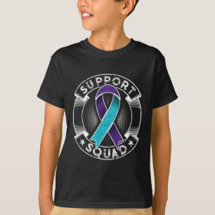 T-shirt Ruban de l'équipe de soutien Sensibilisation à la 