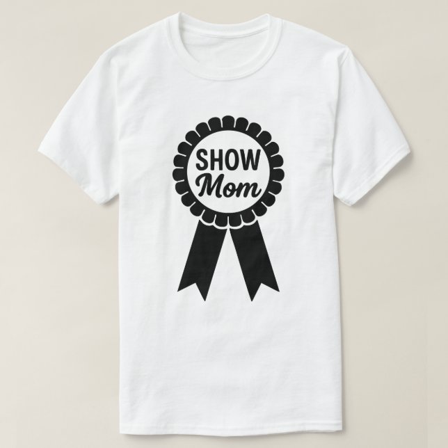 T-shirt Ruban de Récompense Montre Maman (Design devant)
