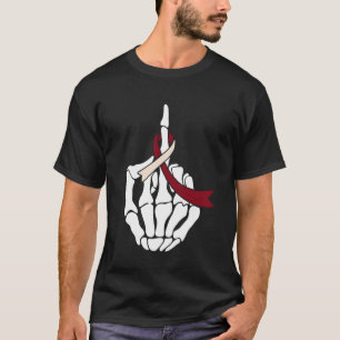 T-shirt Ruban de sensibilisation à la main squelettique Ge