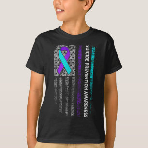 T-shirt Ruban de sensibilisation à la prévention du suicid