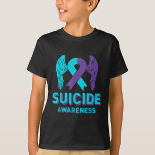 T-shirt Ruban de sensibilisation à la prévention du suicid
