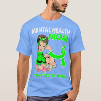 T-shirt Ruban de sensibilisation à la santé mentale des fe