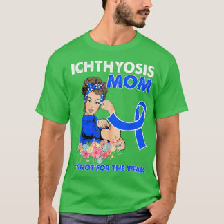 T-shirt Ruban de sensibilisation à l'ichthyose féminine