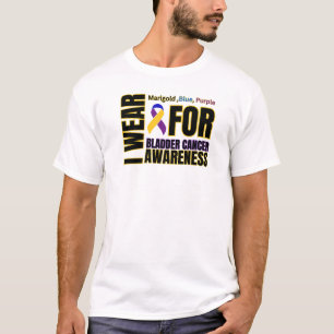 T-shirt Ruban de sensibilisation au cancer de la vessie
