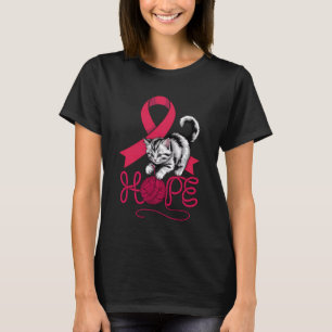 T-shirt Ruban de sensibilisation au cancer du sang rouge d