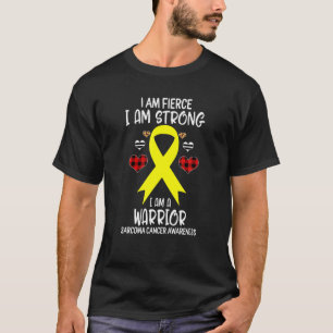 T-shirt Ruban de sensibilisation au cancer du sarcome Je s