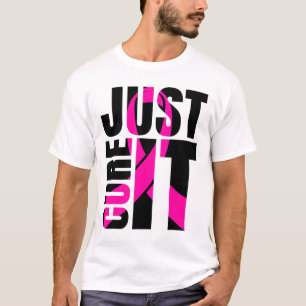 T-shirt Ruban de sensibilisation au cancer du sein Cure It