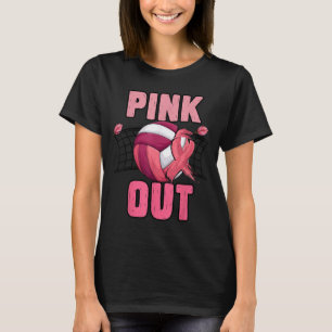T-shirt Ruban de sensibilisation au cancer du sein de voll