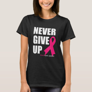 T-shirt Ruban de sensibilisation au cancer du sein Ne jama
