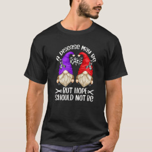 T-shirt Ruban de sensibilisation au gnome de soutien Zebra