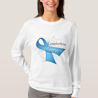 T-shirt Ruban de sensibilisation au lymphoedème