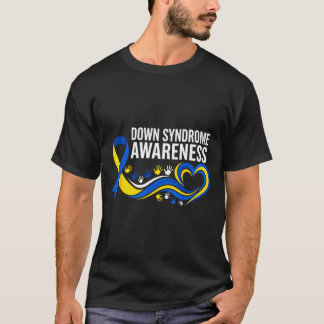 T-shirt Ruban de sensibilisation au syndrome de Down Inclu