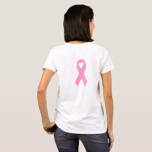 T-shirt Ruban de sensibilisation rose