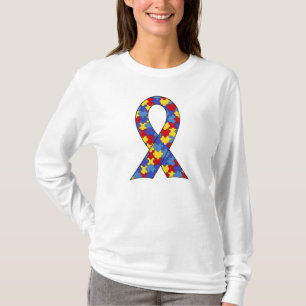 T-shirt Ruban de sensibilisation sur l'autisme