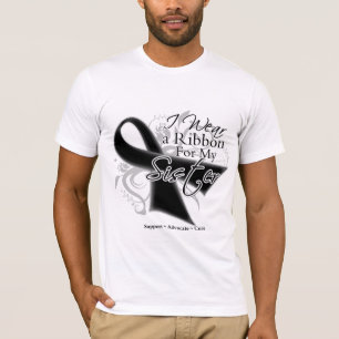 T-shirt Ruban de soeur - cancer de la peau de mélanome
