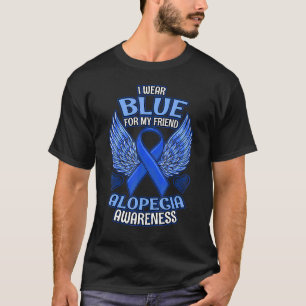 T-shirt Ruban de soutien pour la sensibilisation à l'alopé