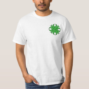 T-shirt Ruban de trèfle vert