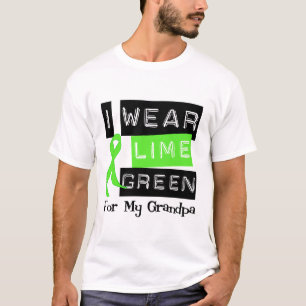 T-shirt Ruban de vert de chaux d'usage du lymphome I pour