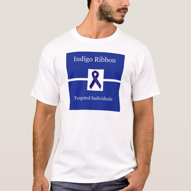 T-shirt Ruban d'indigo dans la célébration (Devant)