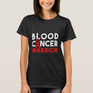 T-shirt Ruban du guerrier du cancer du sang 2