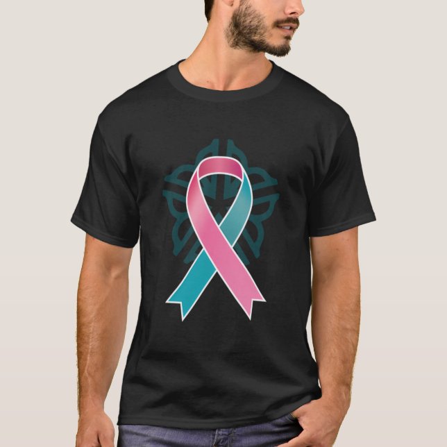 T-shirt Ruban du prévivant (Devant)