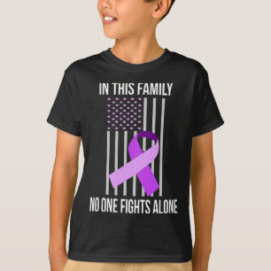 T-shirt Ruban Flag Alzheimerheimer Heimer Maladie Sensibil