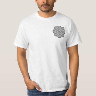 T-shirt Ruban gris/gris