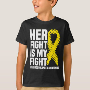 T-shirt Ruban Her Fight Is My Fight Cancer infantile Prix