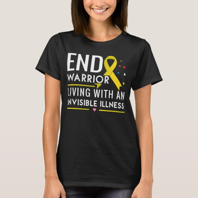 T-shirt Ruban mars de jaune de chemise de conscience (Devant)