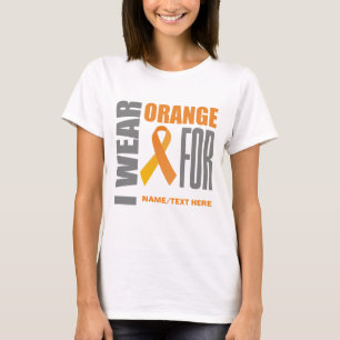 T-shirt Ruban orange de conscience