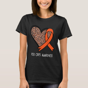 T-shirt Ruban Orange de Sensibilisation à la Crps Sdr