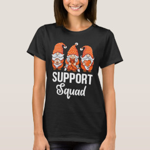 T-shirt Ruban orange Les Gnomes soutiennent la survivante