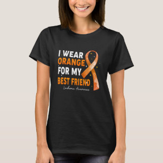 T-shirt Ruban que je porte orange pour la sensibilisation 