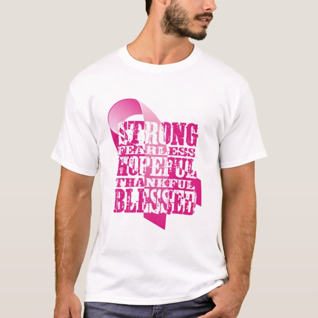 T-shirt Ruban rose - Affirmations (Devant)
