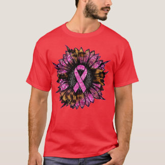T-shirt Ruban rose Cancer du sein Mois de sensibilisation
